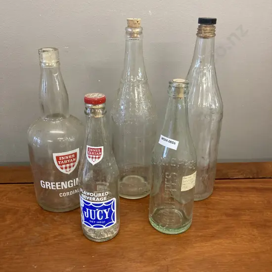 Vintage Bottles, Schweppes, Innes & Innes Tartan